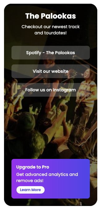 Smartlinks dashboard